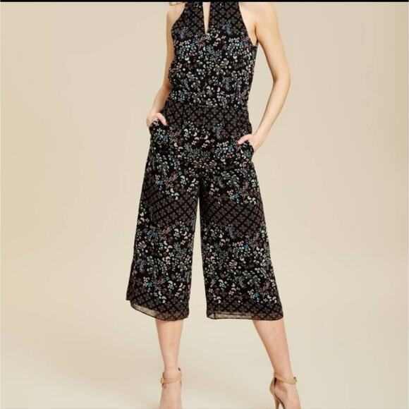 NWT Ted Baker London Marcila Hazel High Neck Wide Leg Jumpsuit Size US 4 - Picture 3 of 10